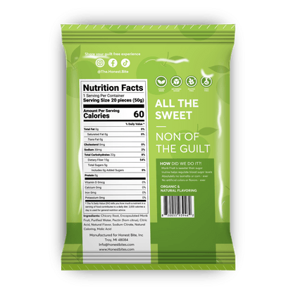 SOUR GREEN APPLE 6 PACK - Honest Bites