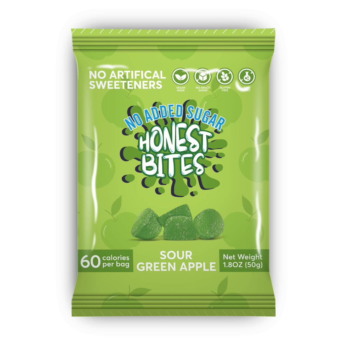 SOUR GREEN APPLE 6 PACK - Honest Bites