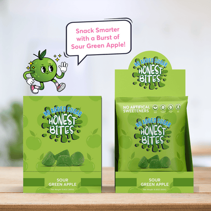 SOUR GREEN APPLE 6 PACK - Honest Bites