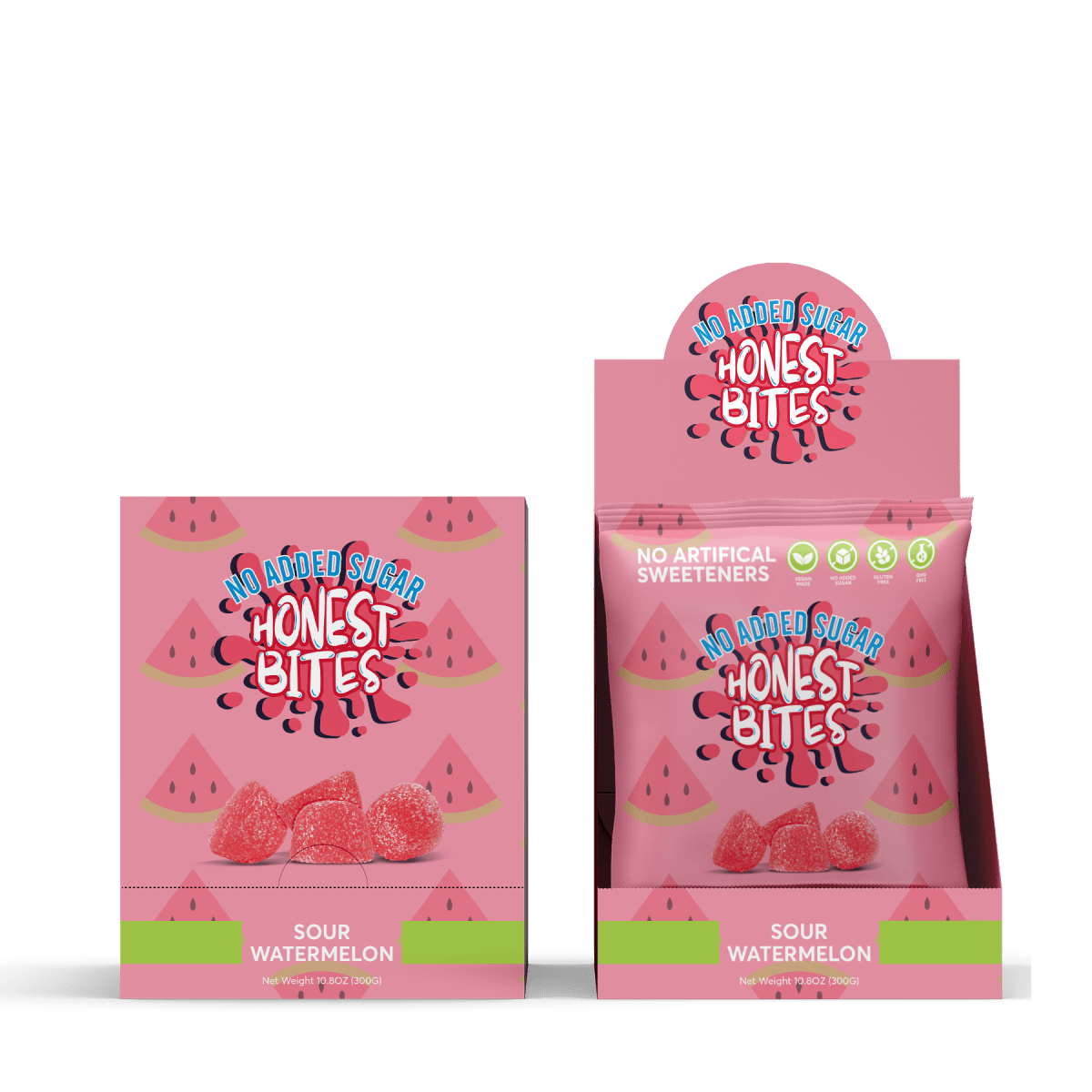 SOUR WATERMELON 6 PACK - Honest Bites
